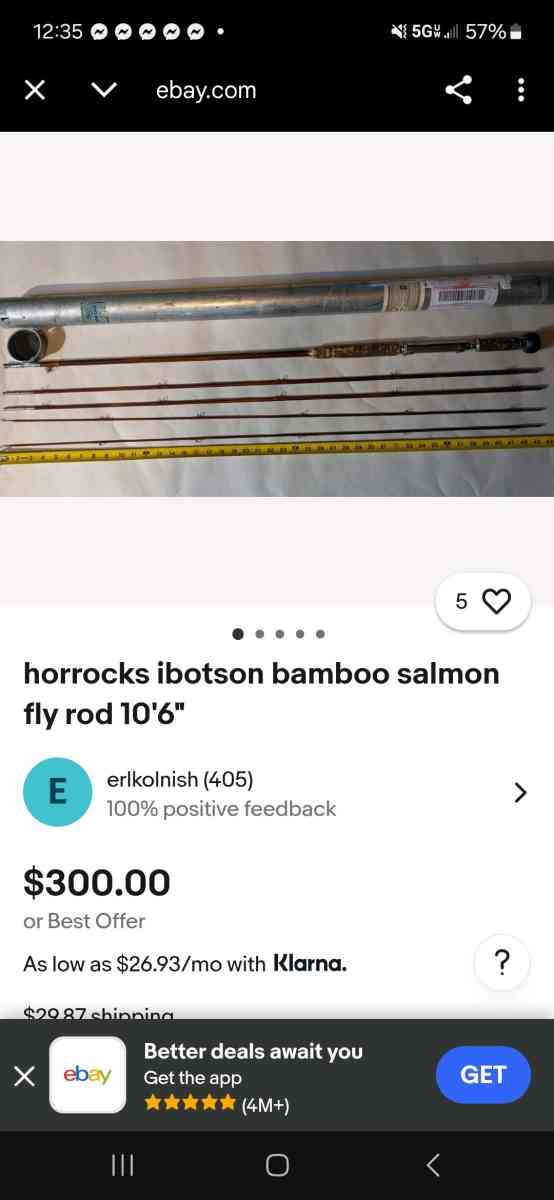 horrocks ibbtson bamboo flyrod