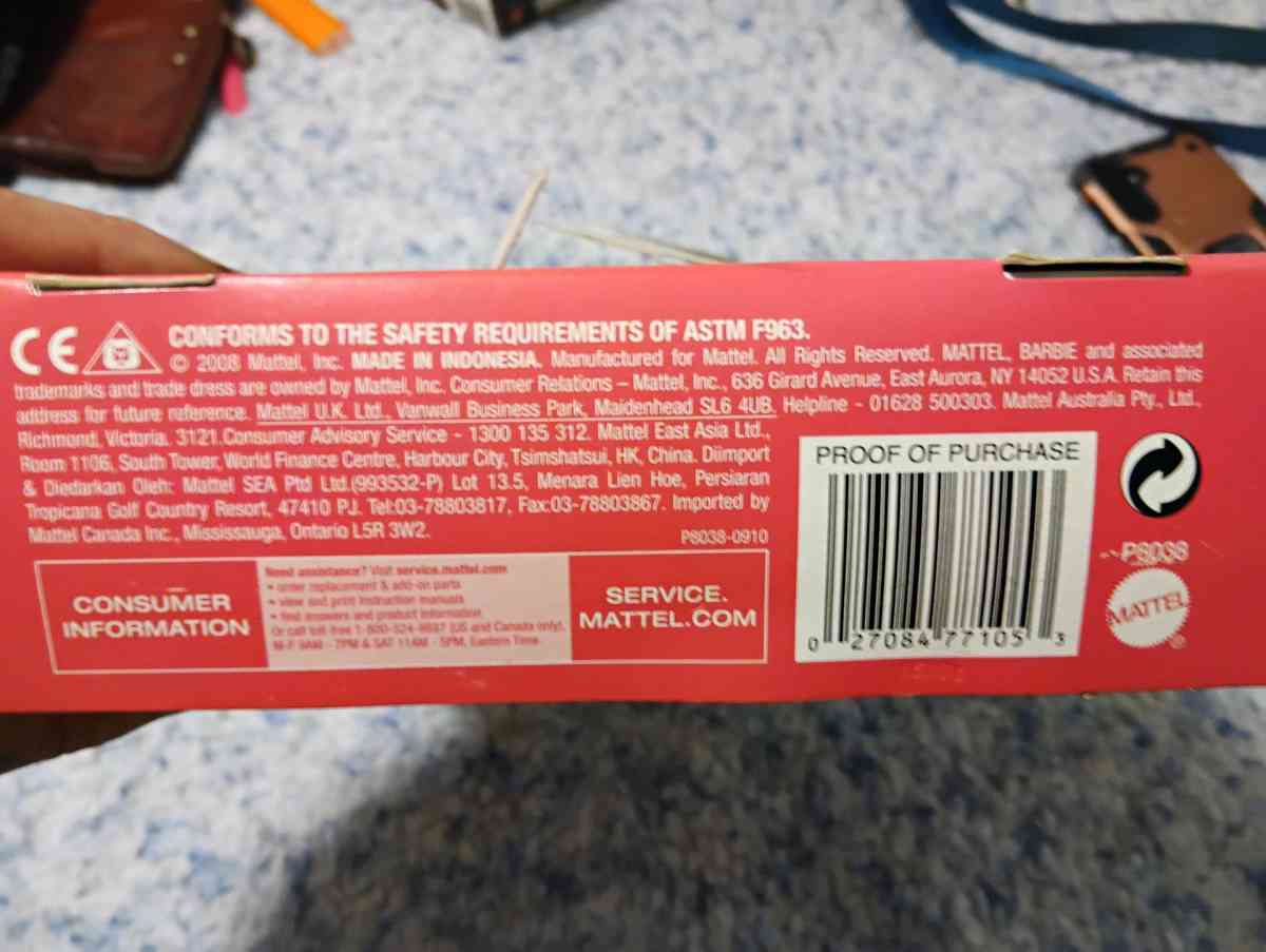 recreation of the then n now Barbie doll 50th anniversary