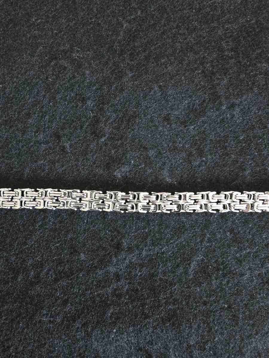 Stainless Steel Double Row Emperor Bracelet - Simsbury, Connecticut - FleaMarketBay