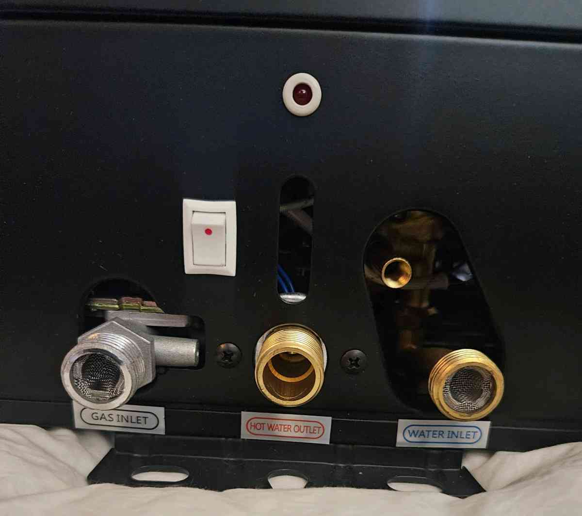 portable tankless gas water heater