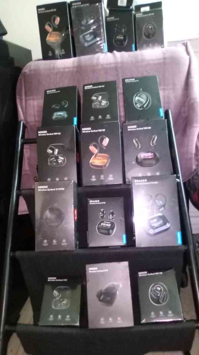 Miniso and Erazer wireless earbuds