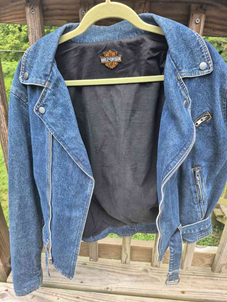 Harley Davidson Jean Jacket - Carthage, Tennessee - FleaMarketBay