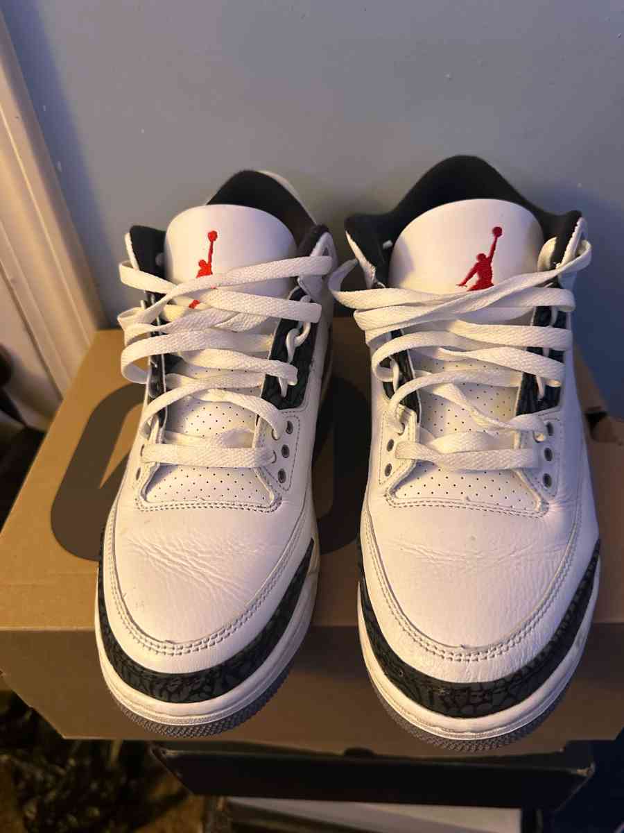 jordan 3 grey cement size 9