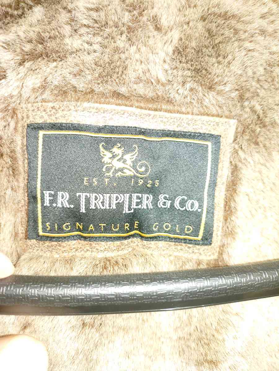 F R Tripler Genuine Leather Coat