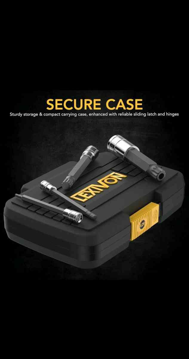 XZN Triple Square Spline Bit Socket SetExtra Long 4Inc10Piec