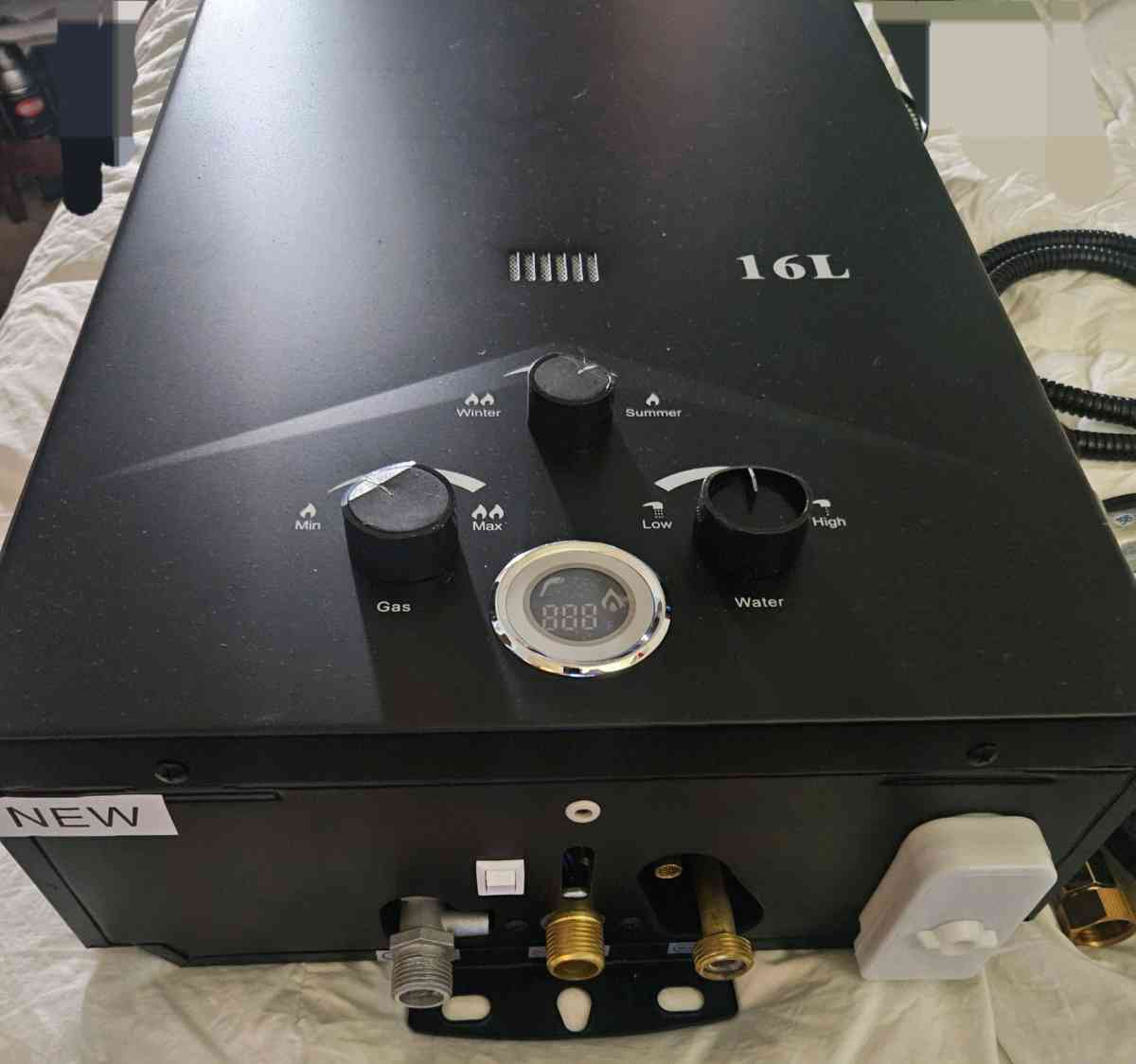 portable tankless gas water heater