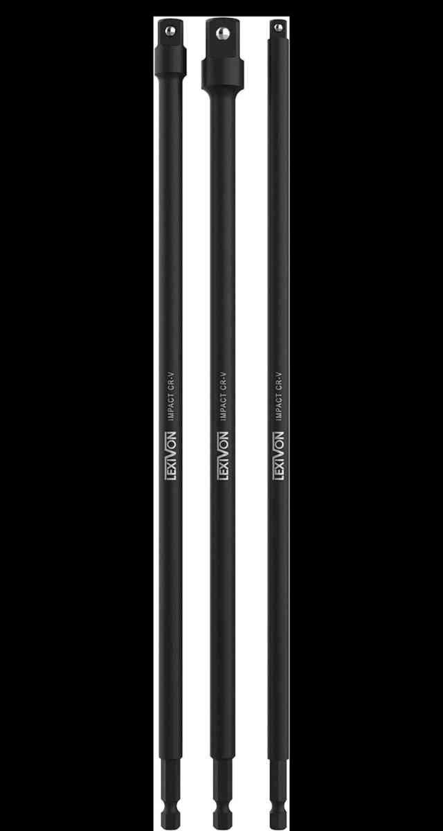 Impact Grade Socket Adapter Set 12 inch Extension Bit LX 103