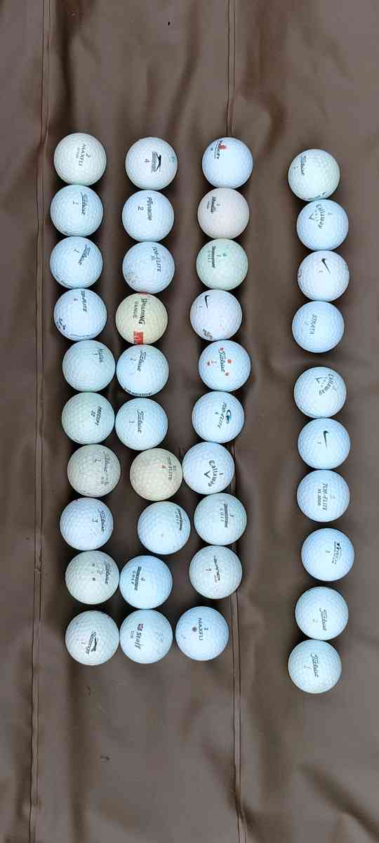 Mixed Brand Used Golf Balls