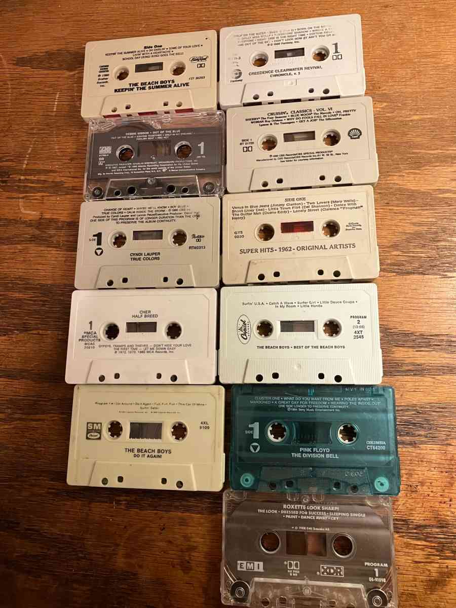 all kinds of music tapes - Adelanto, California - FleaMarketBay
