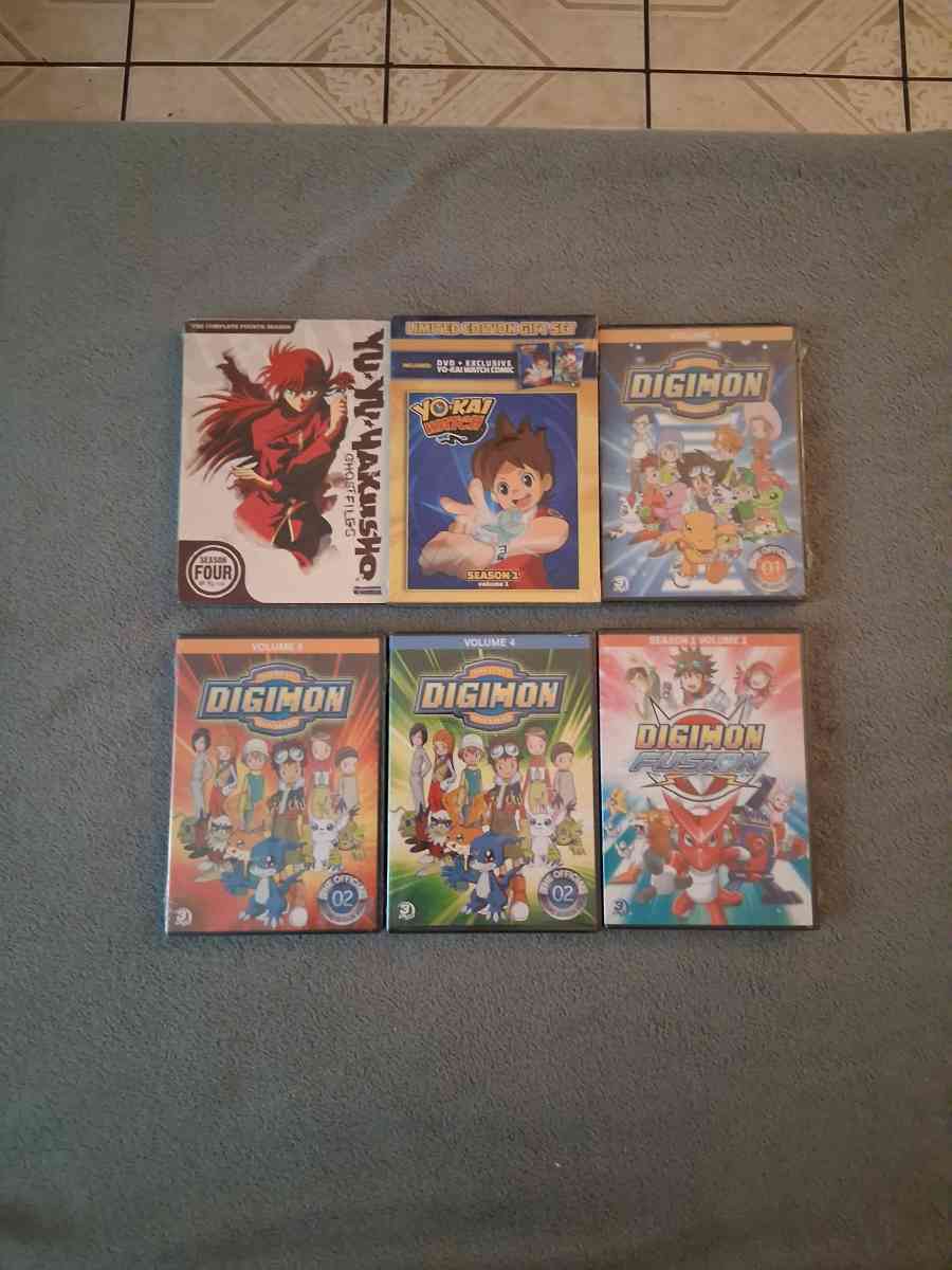 Lot Of 12 Anime English Dub DVDs - North Hollywood, California - FleaMarketBay