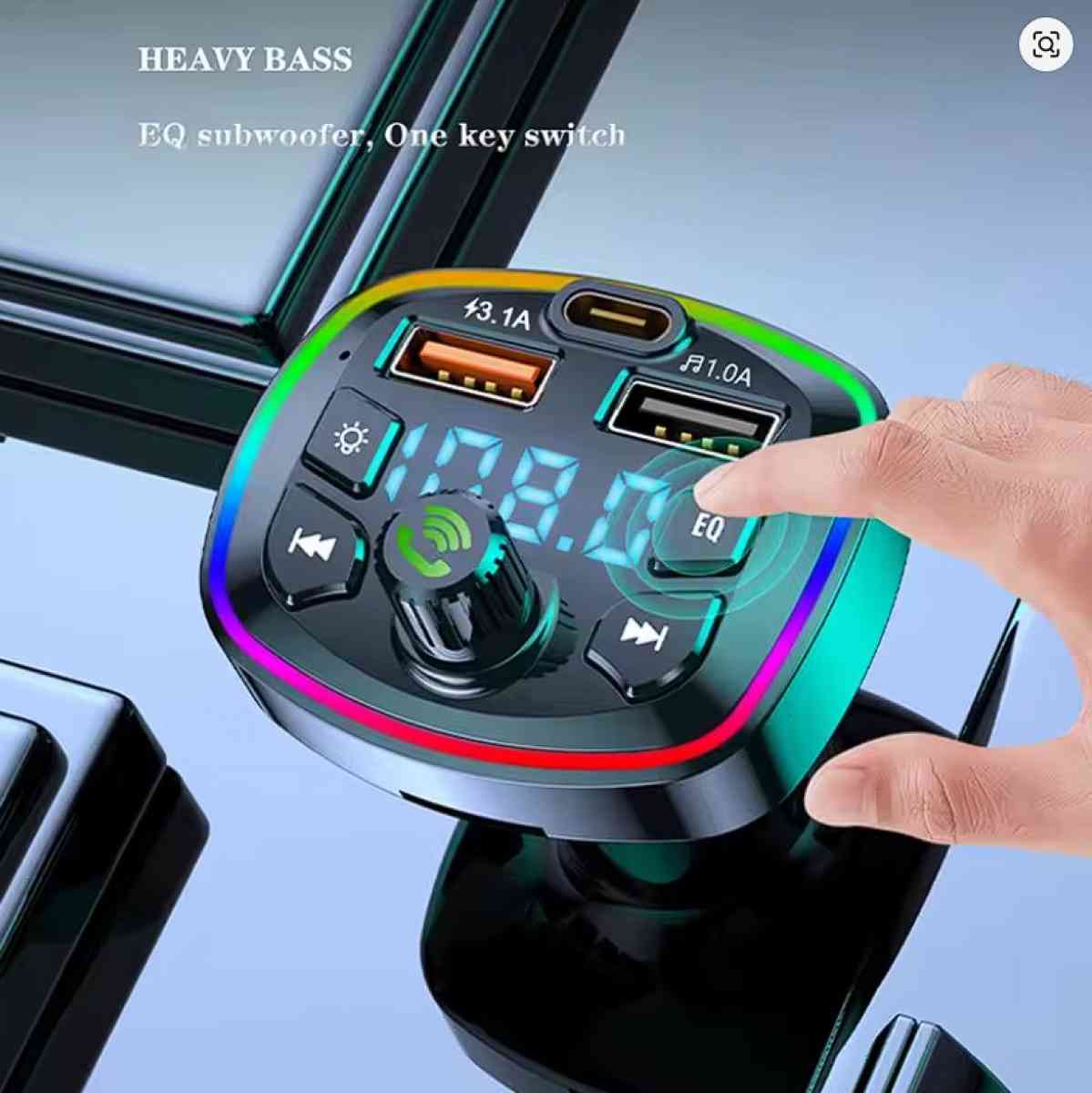 Car Charger FM Transmitter Bluetooth 50 Hands Free 31A USB - Overton, Texas - FleaMarketBay