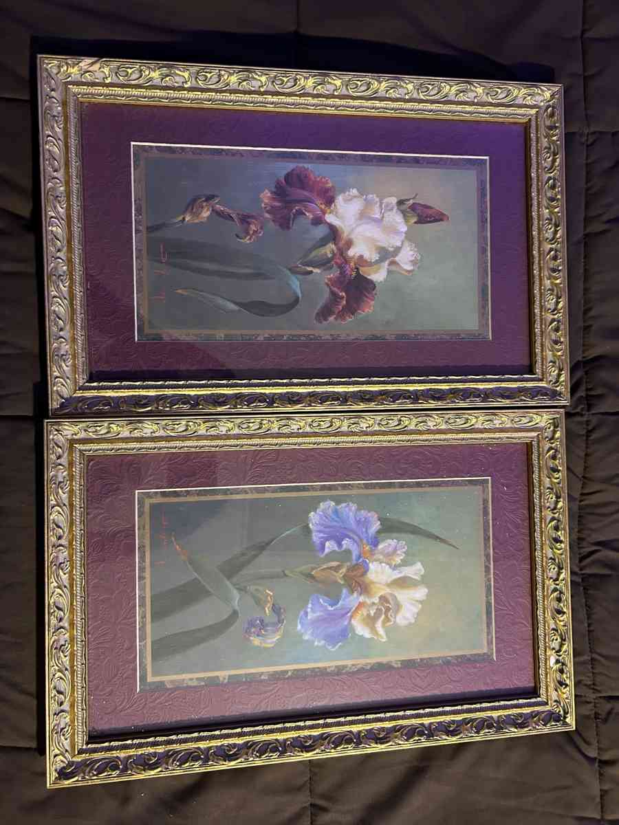 gold frame vintage painting
