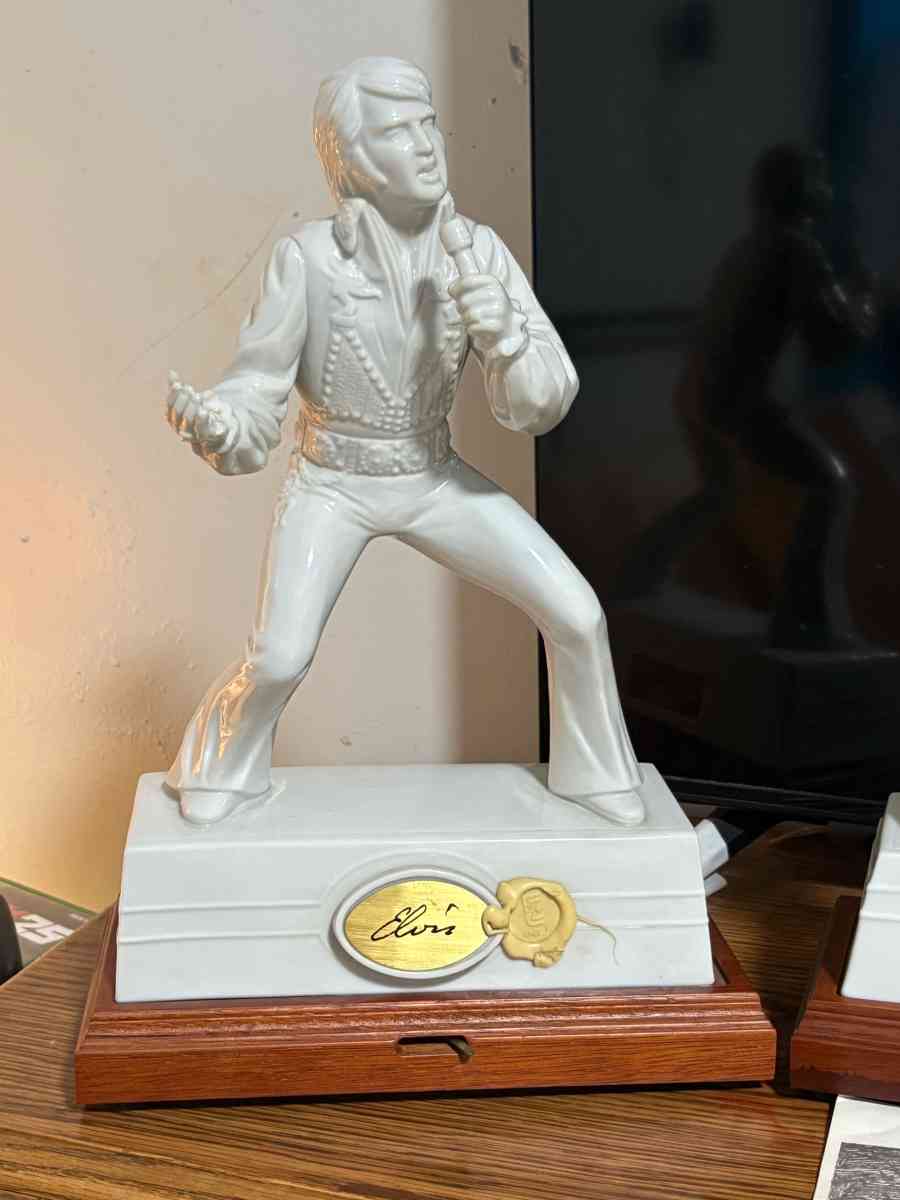 Elvis collected decanters vintage