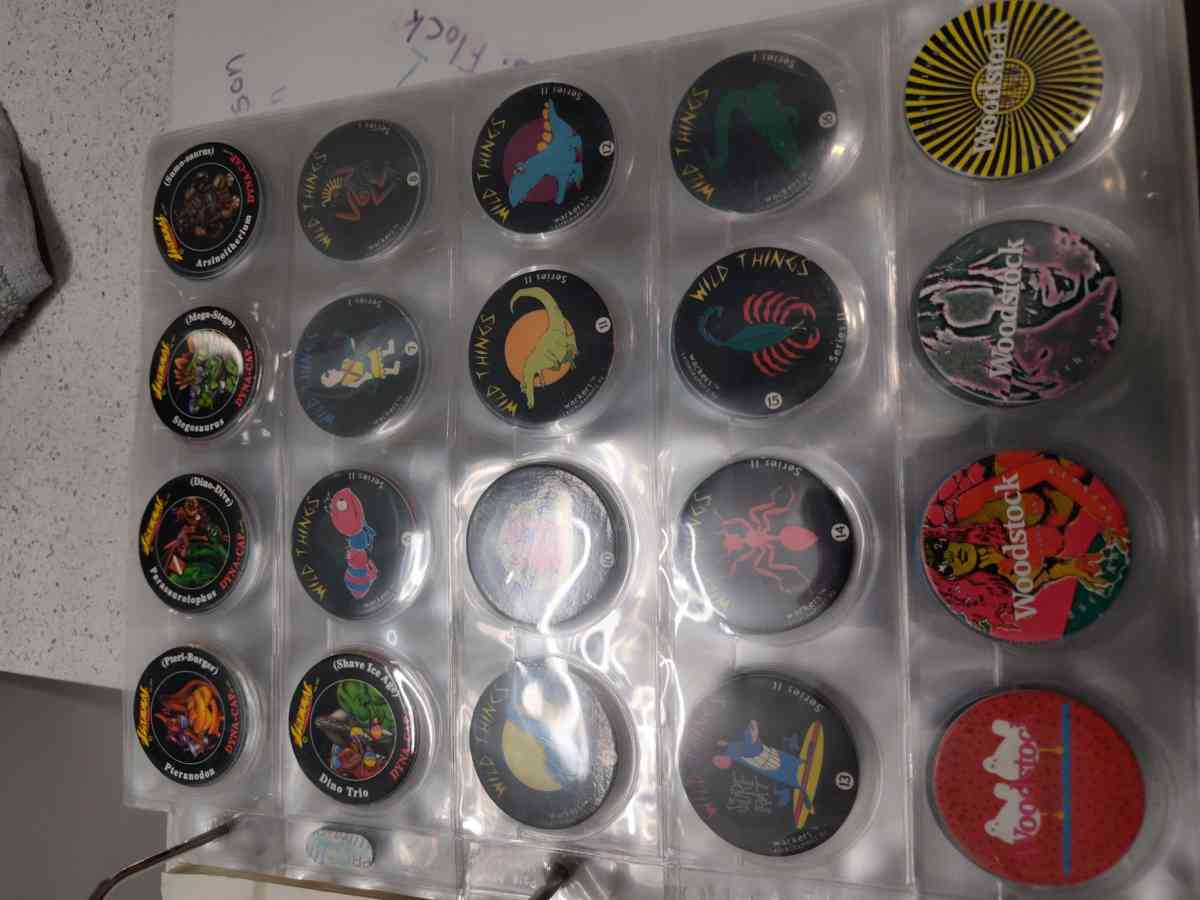 old pogs and four more pages of them 148in all