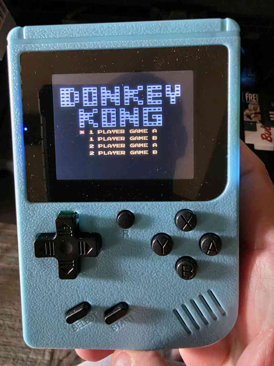 Mini Handheld Video Game with 500 NES Games Blue - Overton, Texas - FleaMarketBay