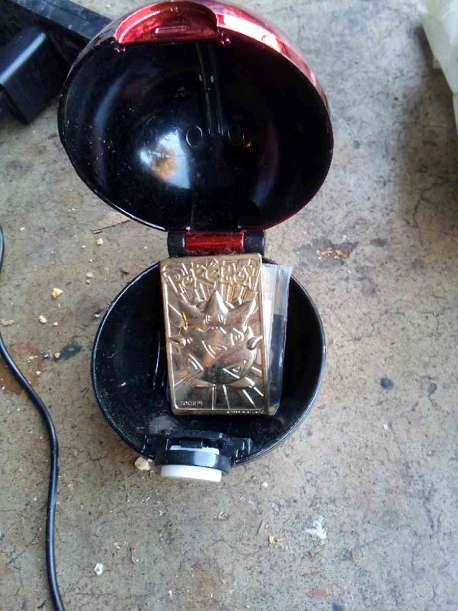 Togepi gold plated trading card