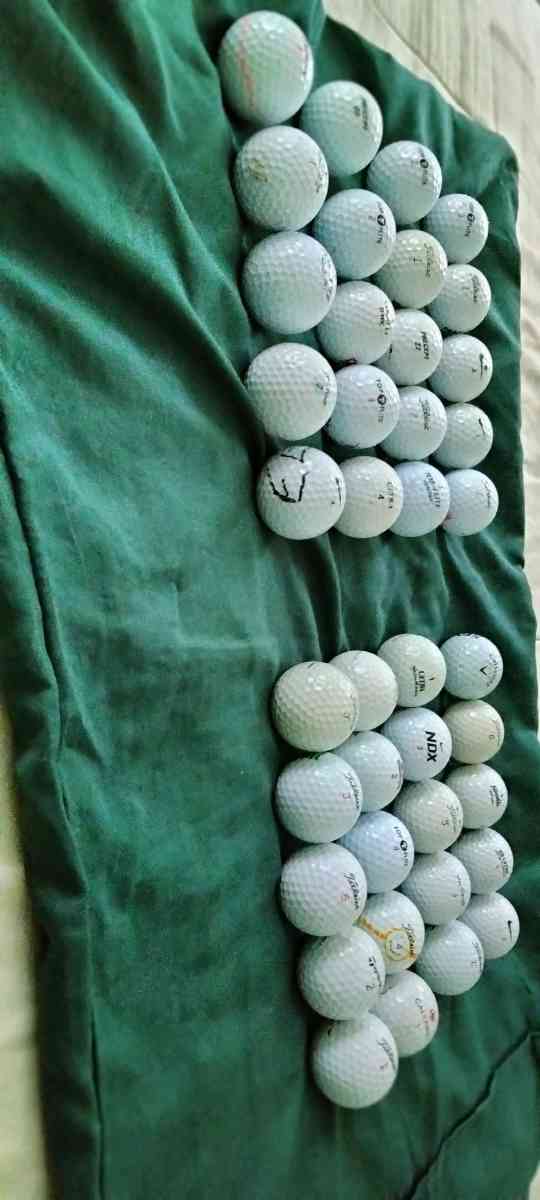 Assorted Used Golf Balls