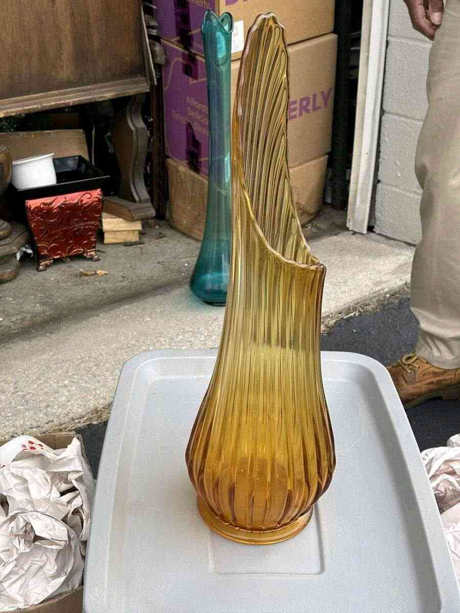 bittersweet swung vasesfenton vases carnival vase