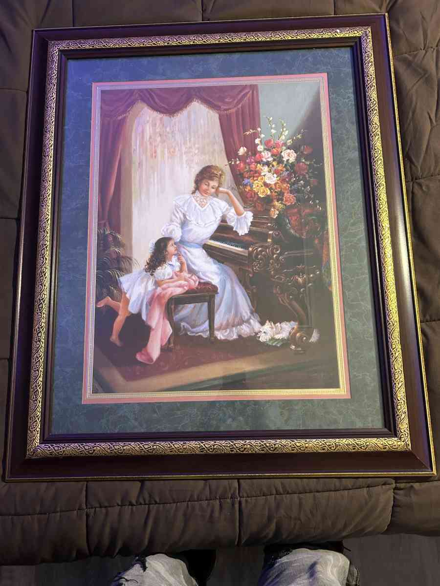 large original vintage painting