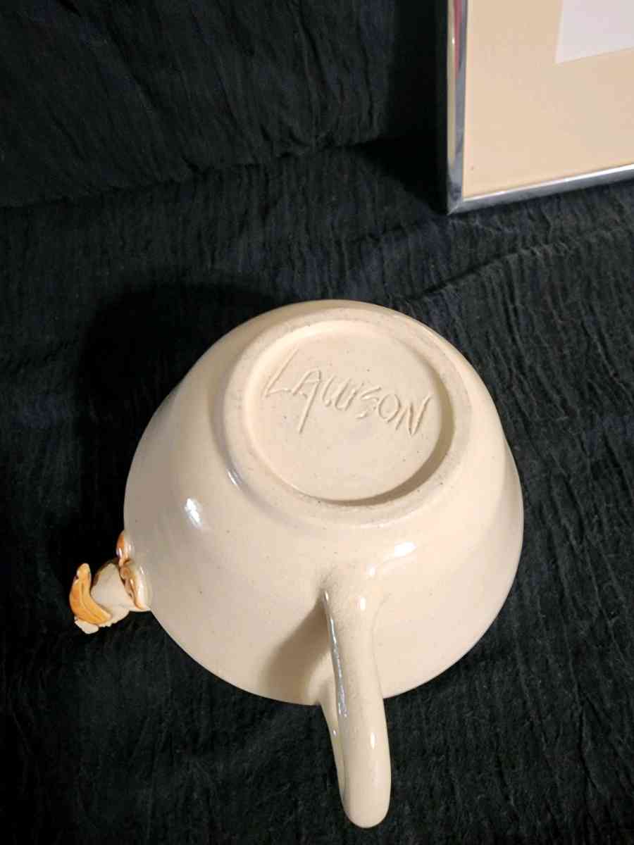 Lawson pottery and Kennedy print