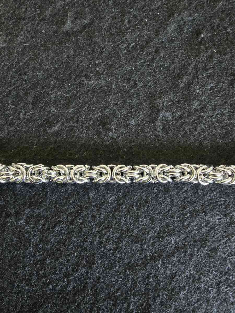 Heavy Stainless Steel Byzantine Bracelet - Simsbury, Connecticut - FleaMarketBay
