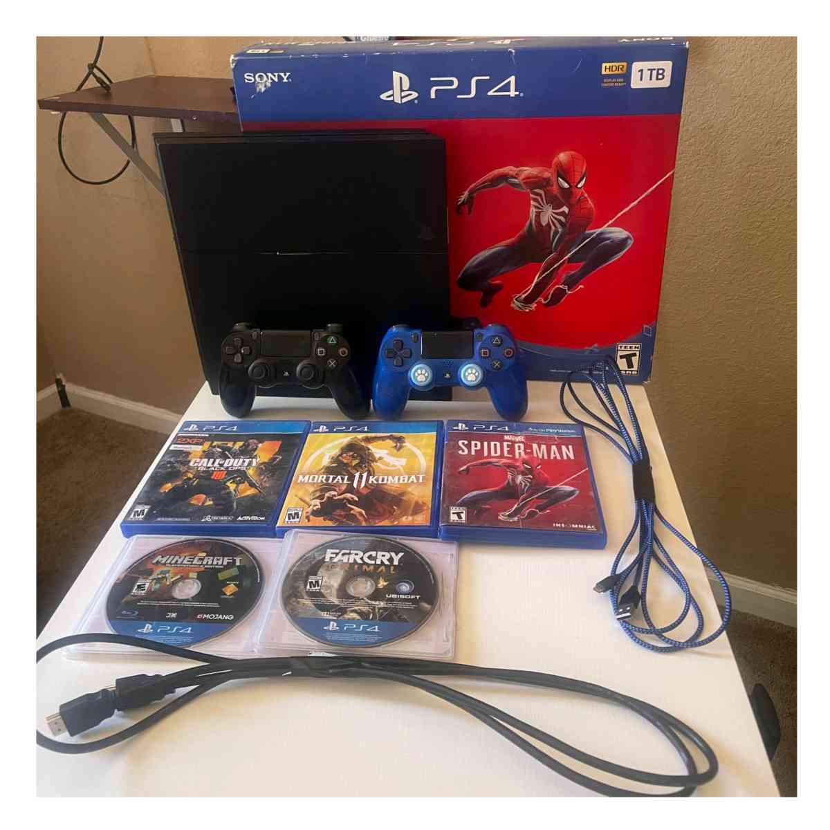 ps4 spiderman bundle - Mojave, California - FleaMarketBay