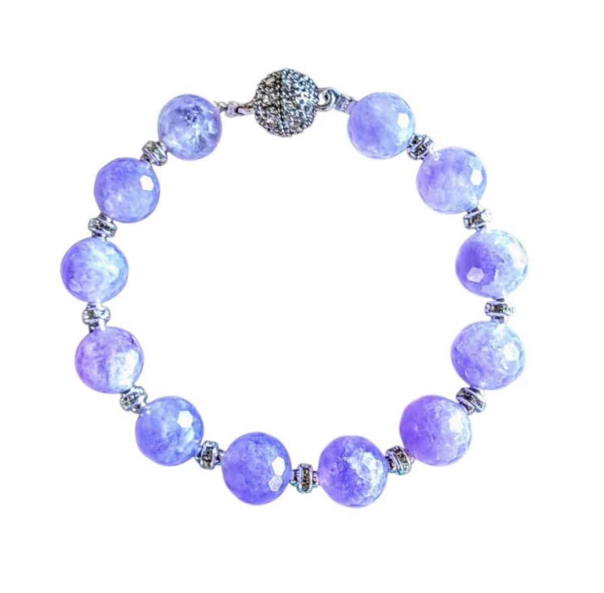 Genuine Kianite Stones Magnetic clasp Bracelet - Addieville, Illinois - FleaMarketBay