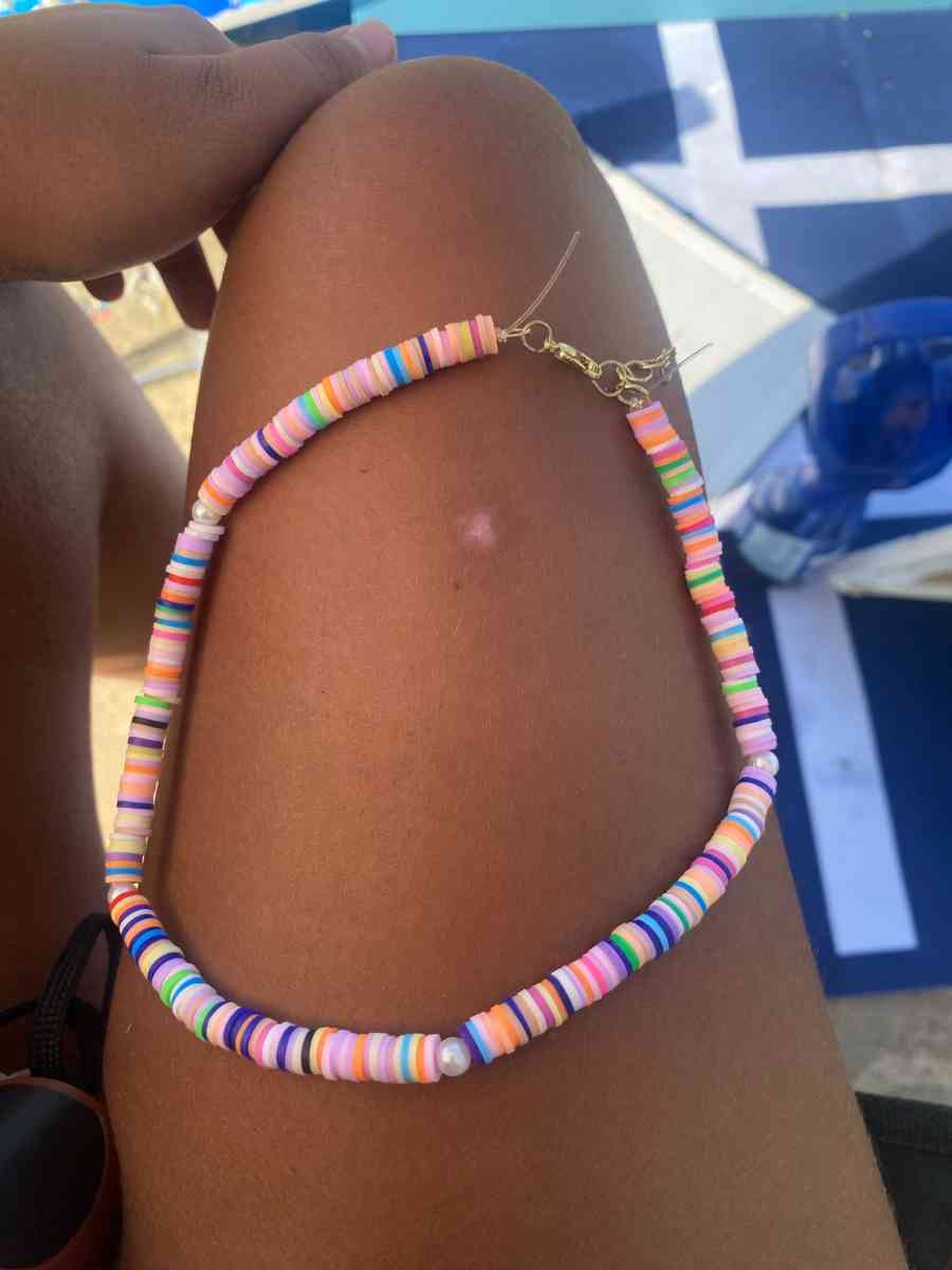 beach and cute necklaces