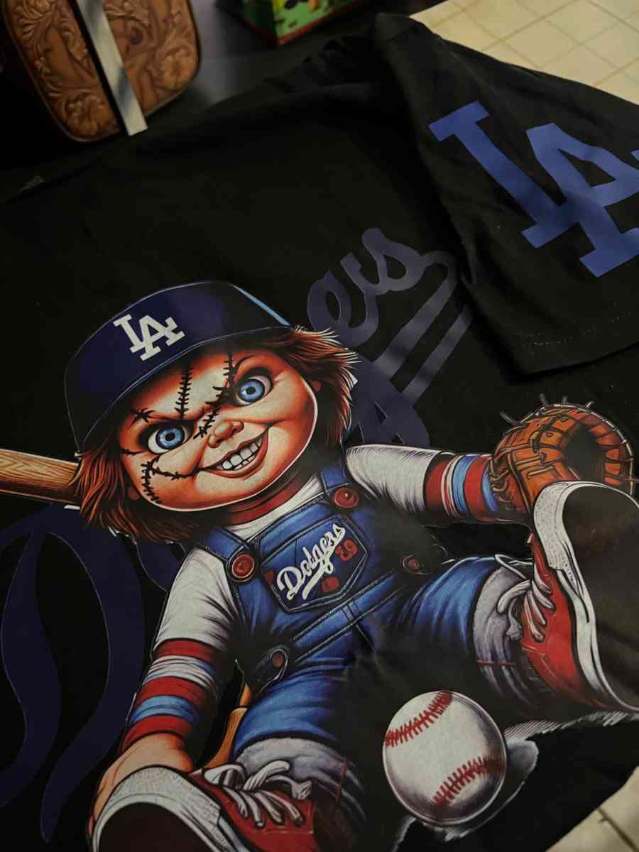 chuky and Tiffany dodgers shirt