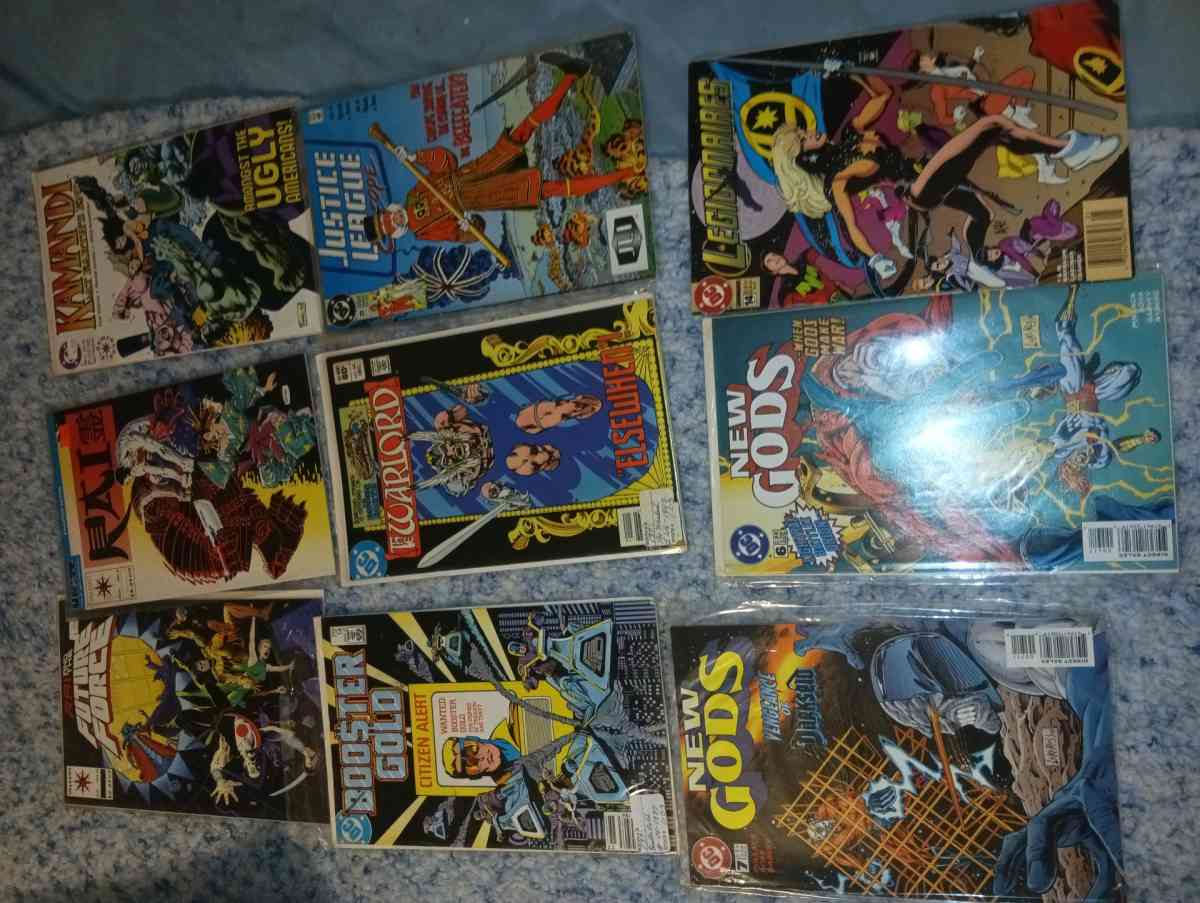 marvel and DC comic books from the early 80 on up