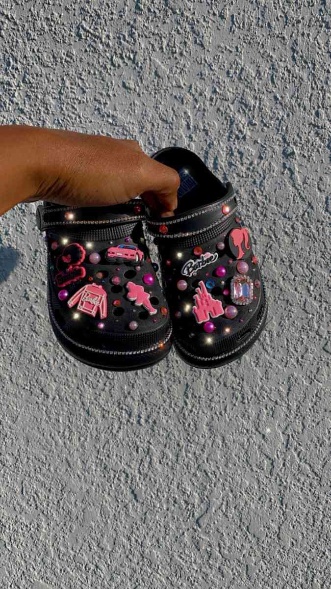 Platform Barbie Crocs