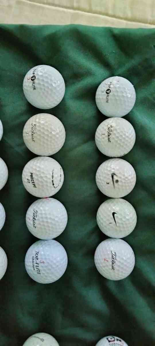 Assorted Used Golf Balls