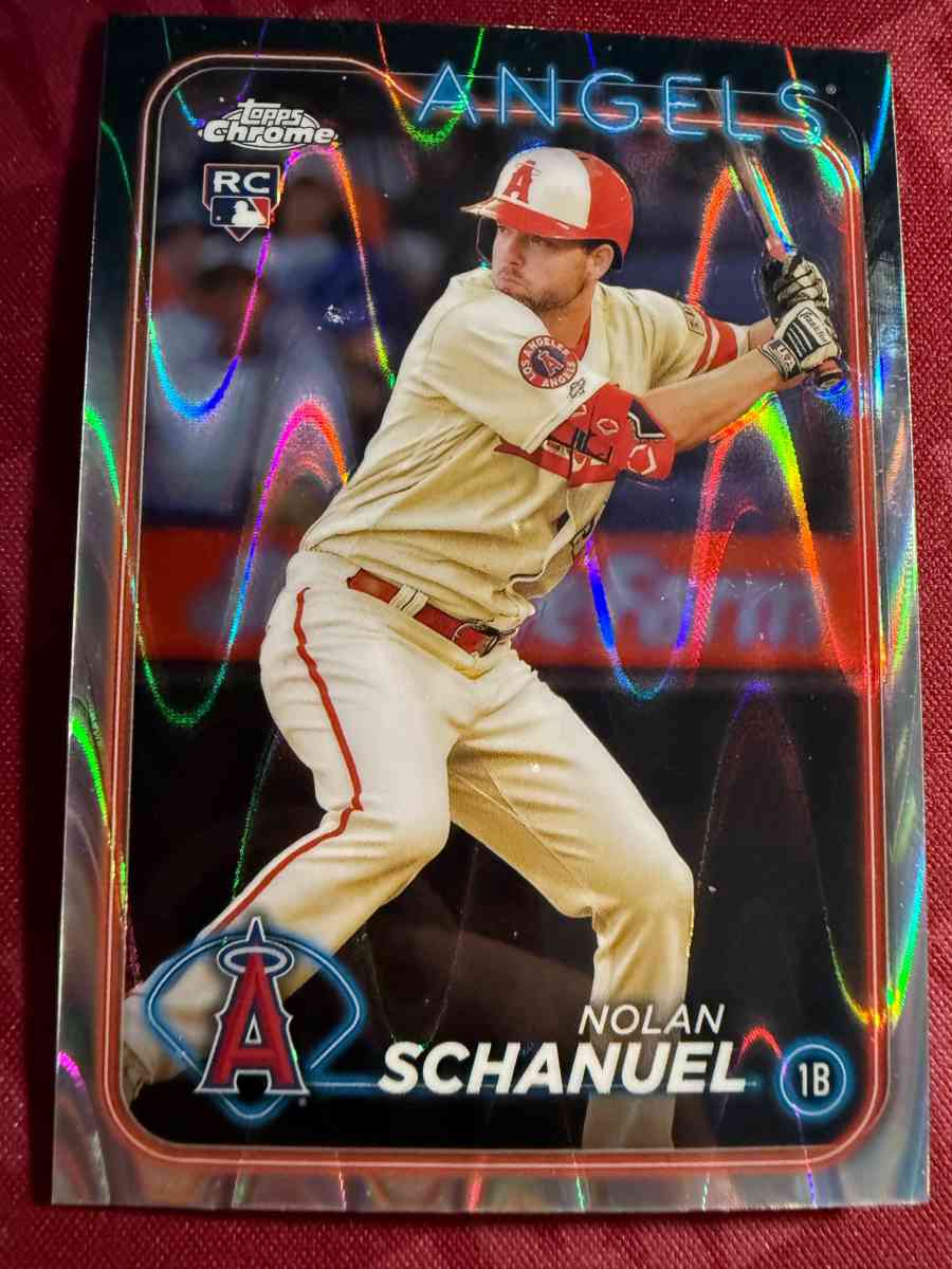 2024 Topps Chrome Nolan Schanuel Raywave Refractors NM - Tucson, Arizona - FleaMarketBay