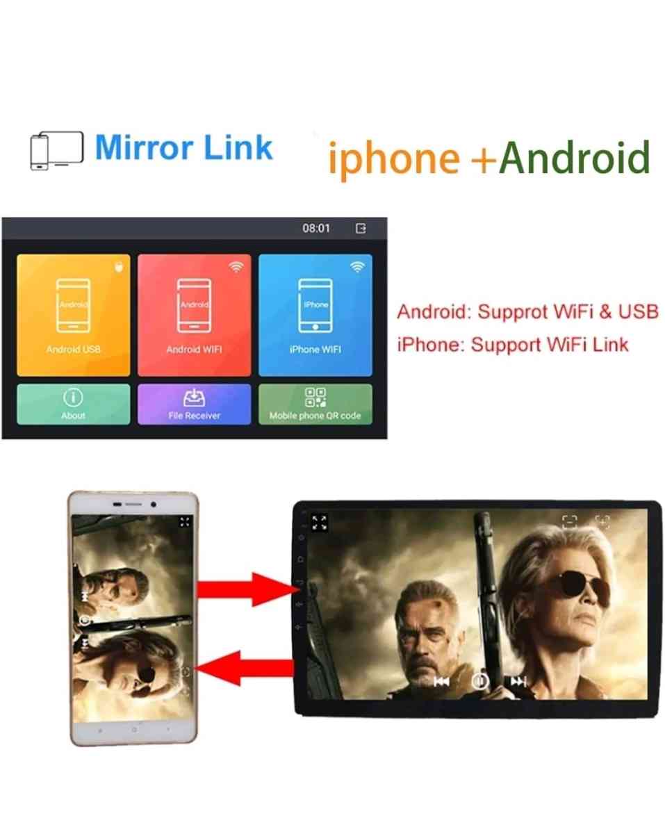 10 Inch Car Stereo MP5 Player Android