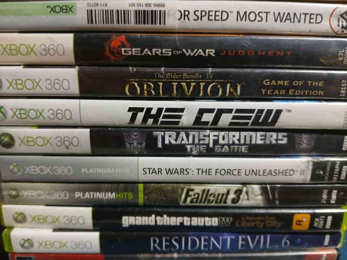 xbox 360 games for sell
