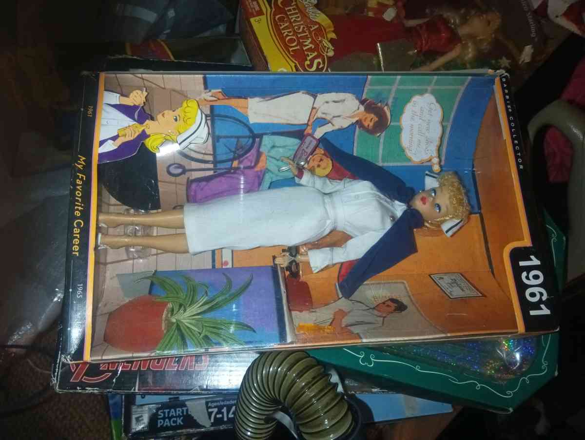 1961 my favorite career nurse Barbie