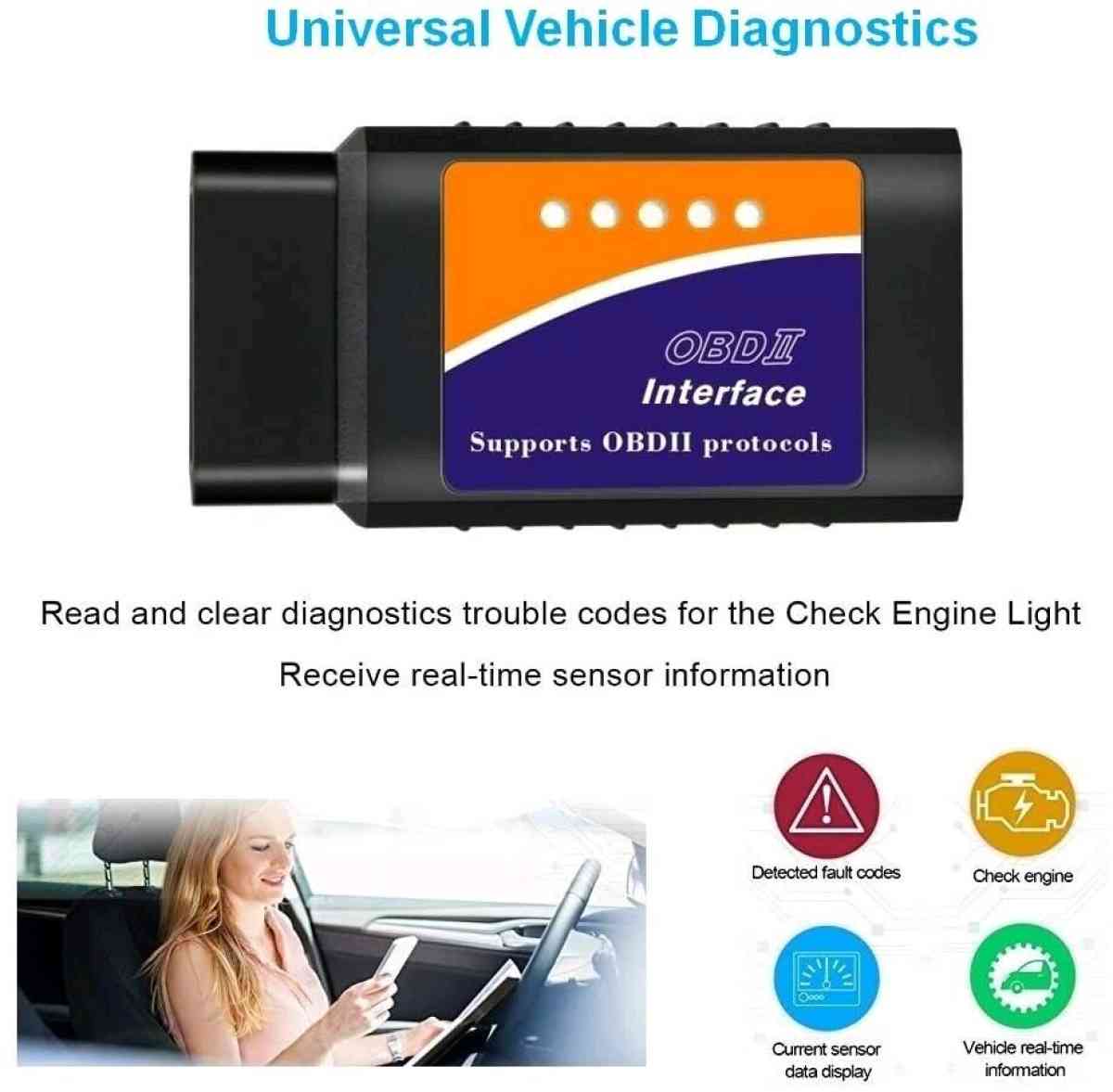 OBD 2 Bluetooth ELM327 Code Reader Scanner - Overton, Texas - FleaMarketBay