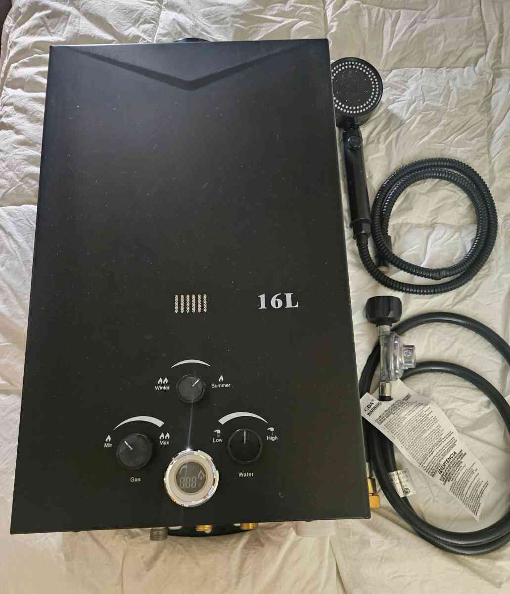 portable tankless gas water heater