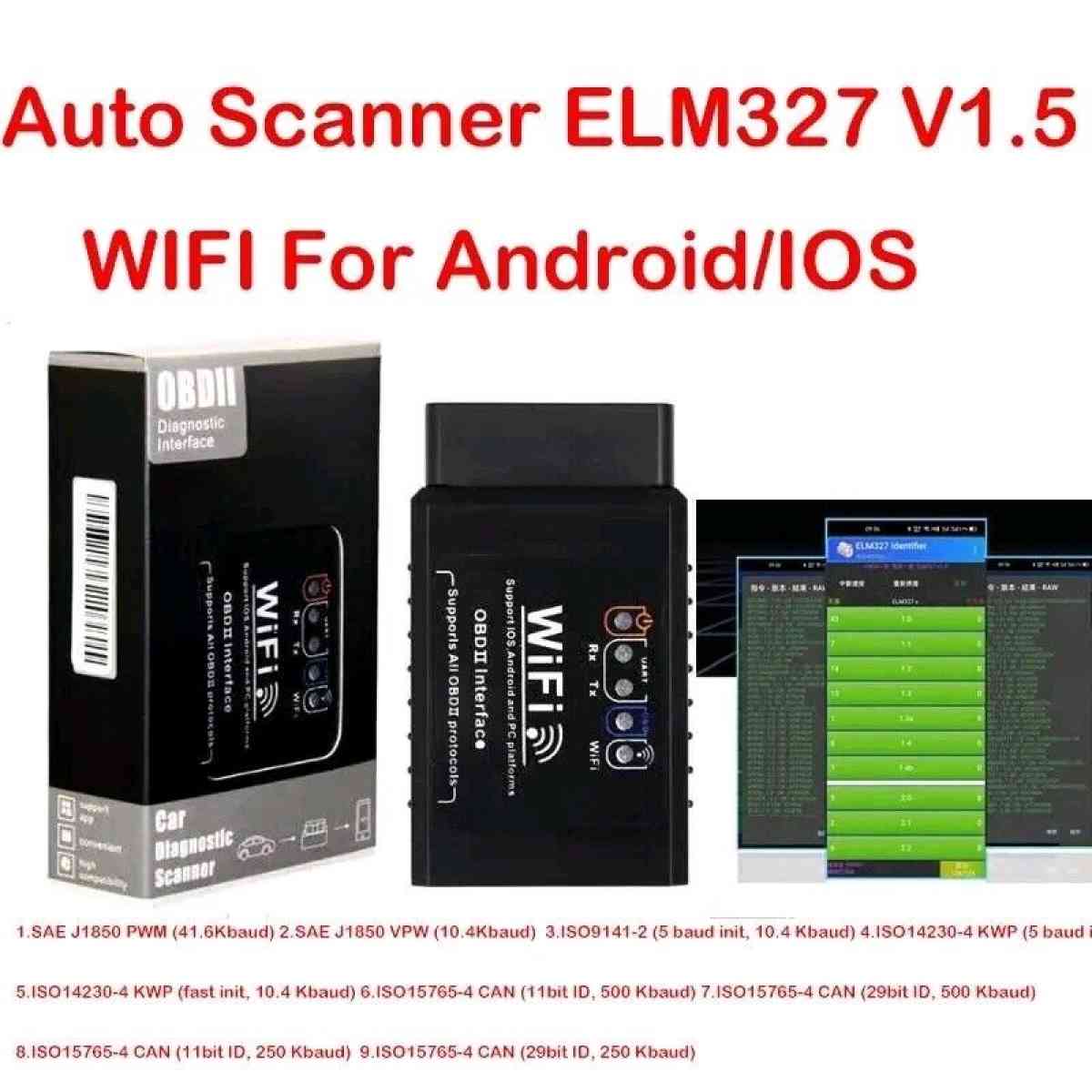 OBD 2 WiFi ELM327 Code Reader Scanner - Overton, Texas - FleaMarketBay