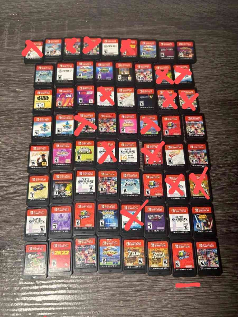 Im selling a bunch of different games and a few systems