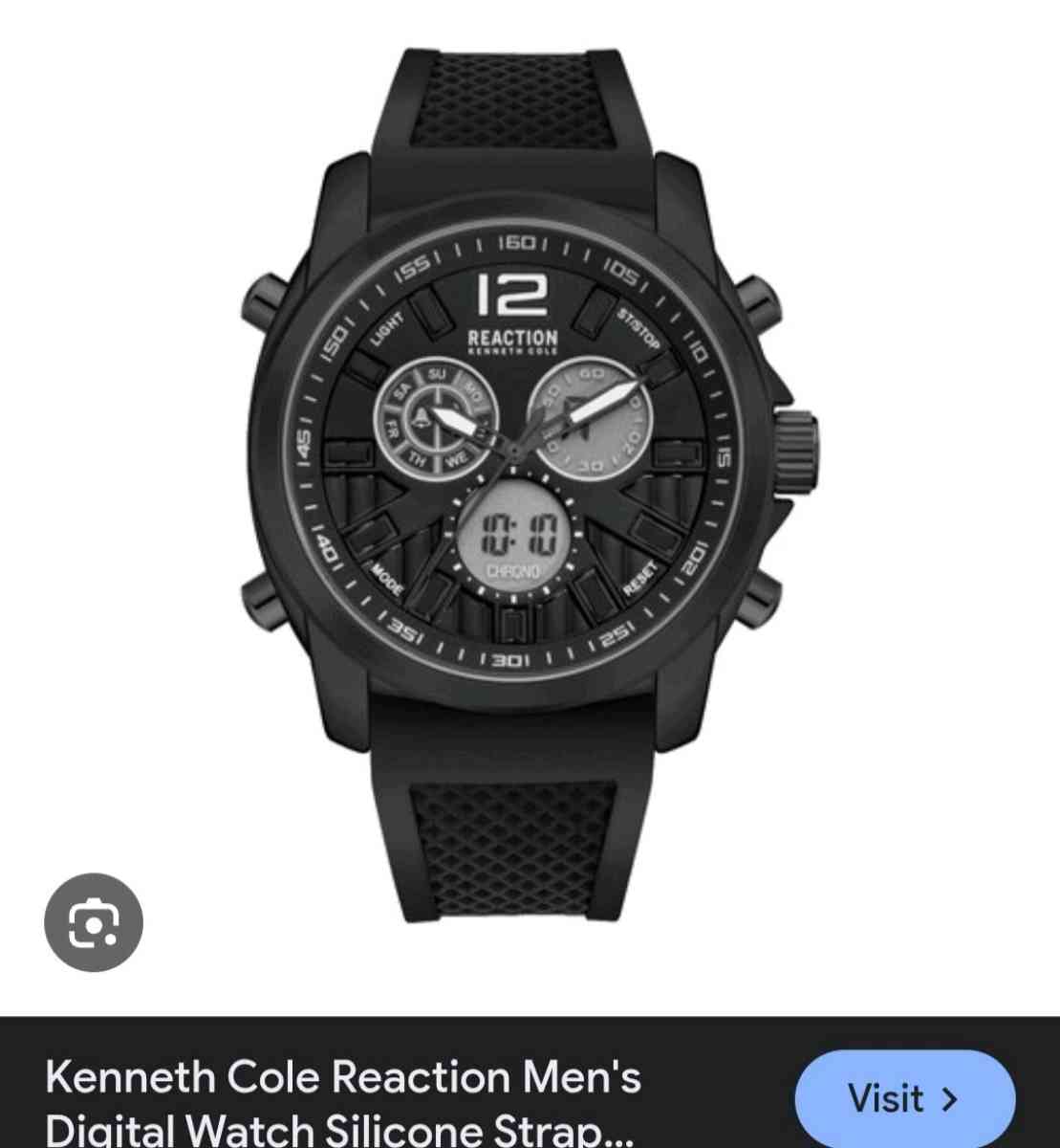 Kenneth Cole Black Reaction Mens watch