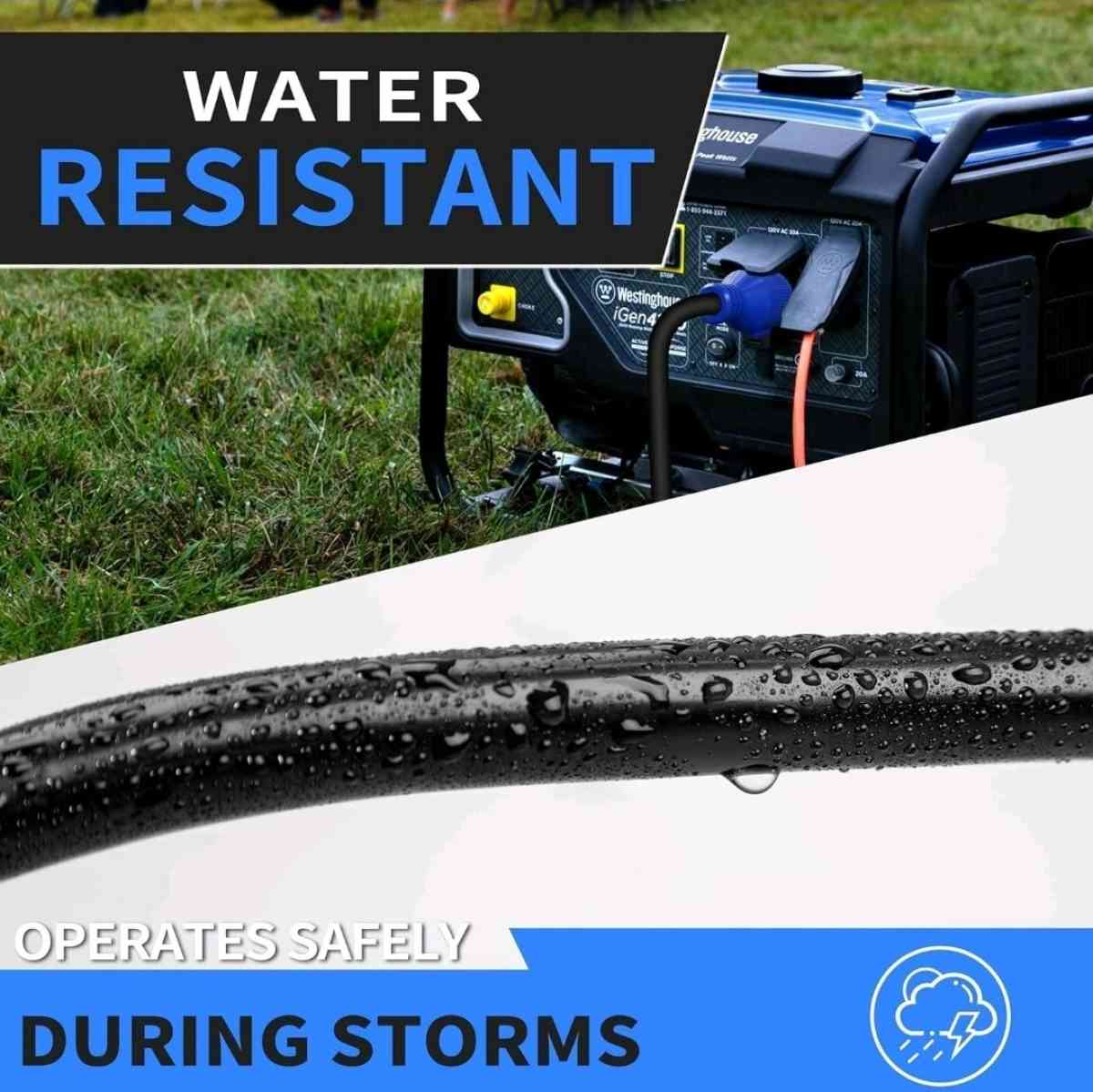 4 Prong 30 Amp 25 Foot Generator Extension CordNEMA L1430PL1