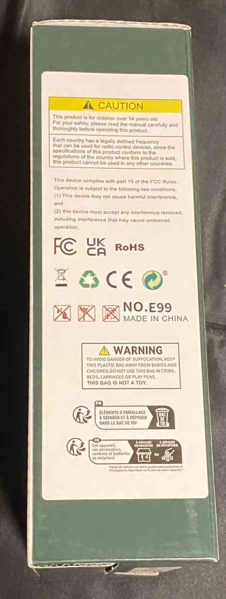 E99 Drone with Camera Foldable RC Quadcopter Drone Remote Co