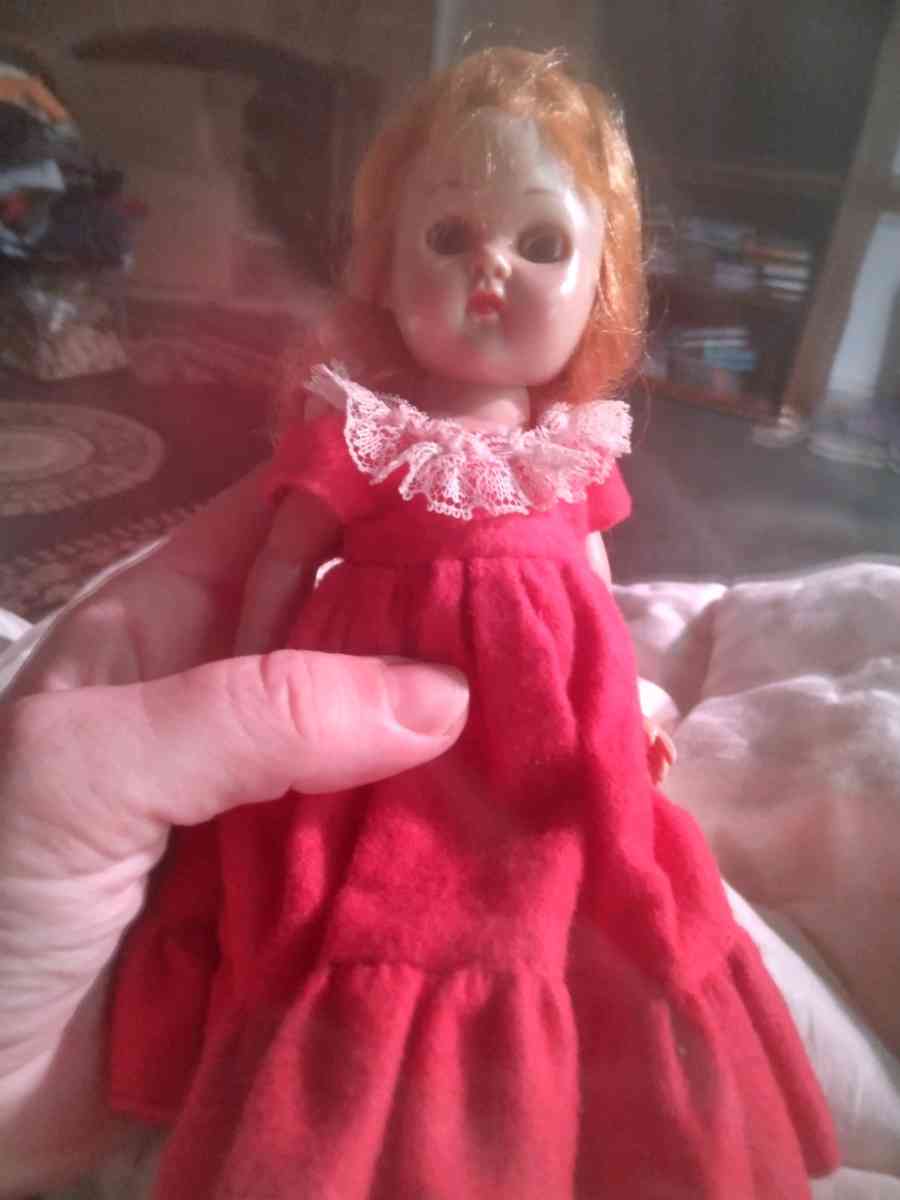 1950s Ginny doll in original dress diaper and box