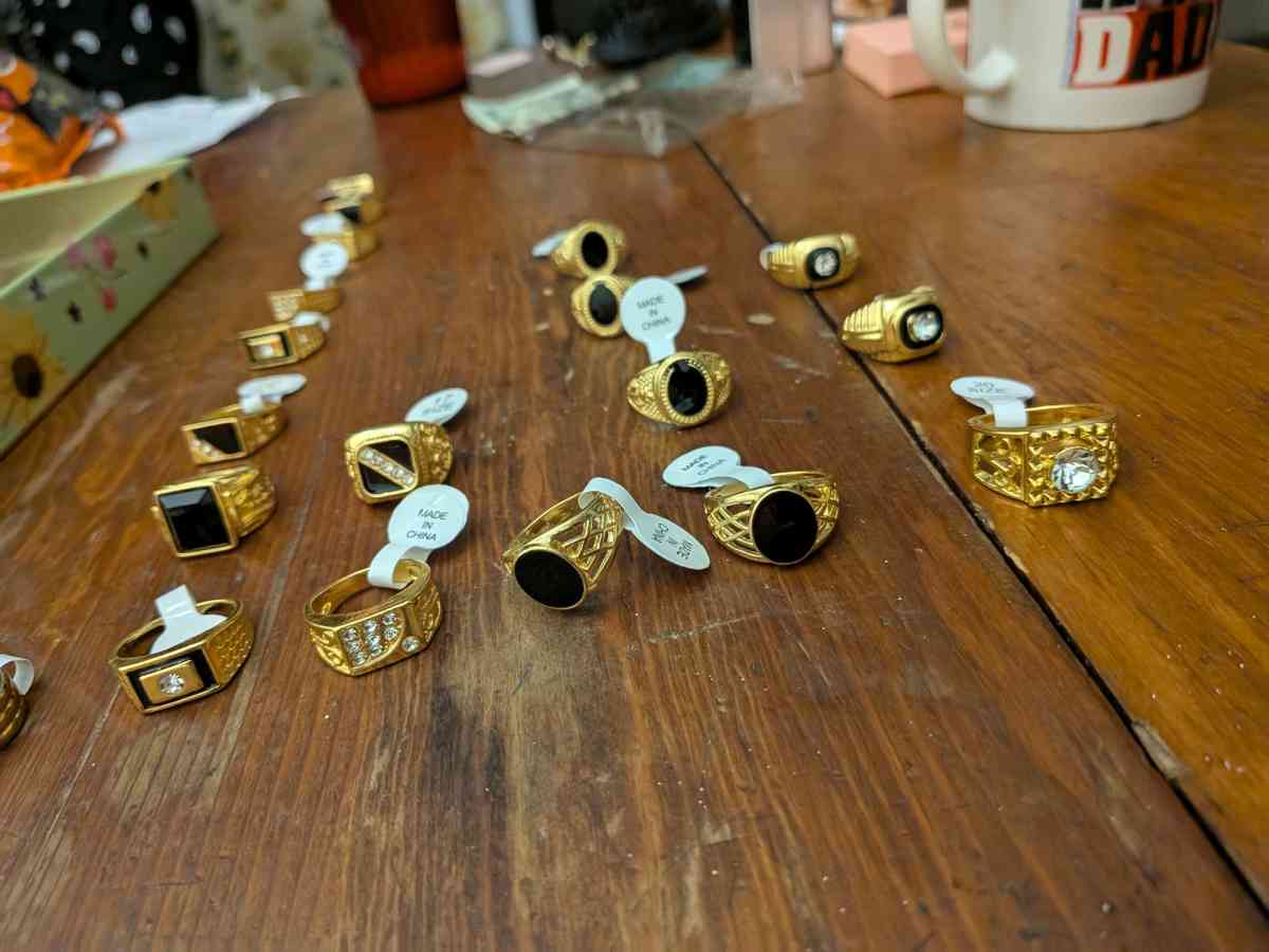 gold plated rings - Salina, Kansas - FleaMarketBay
