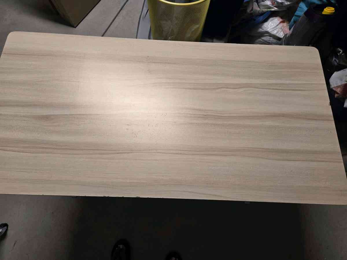 Modern Wood  Metal Desk  Perfect for Dorm or Home Office