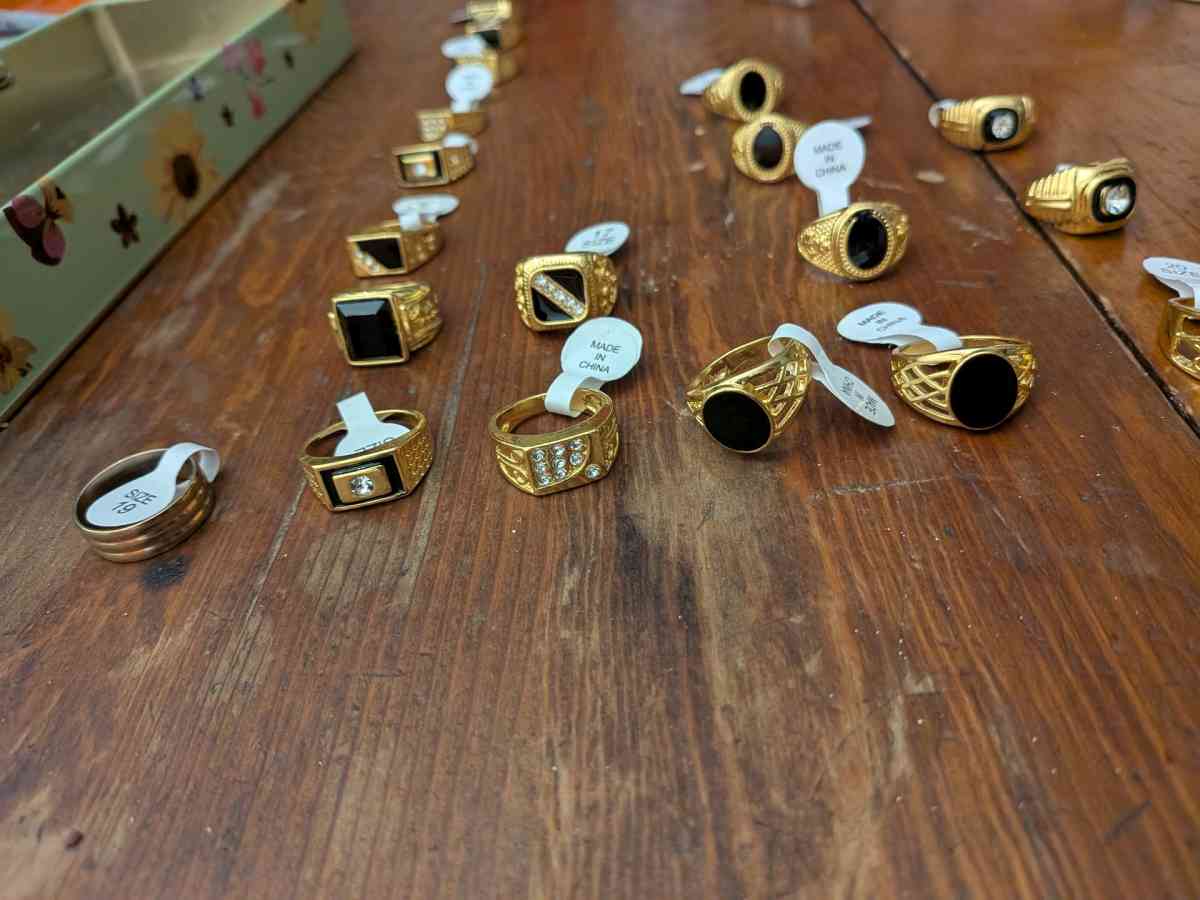 gold plated rings - Salina, Kansas - FleaMarketBay