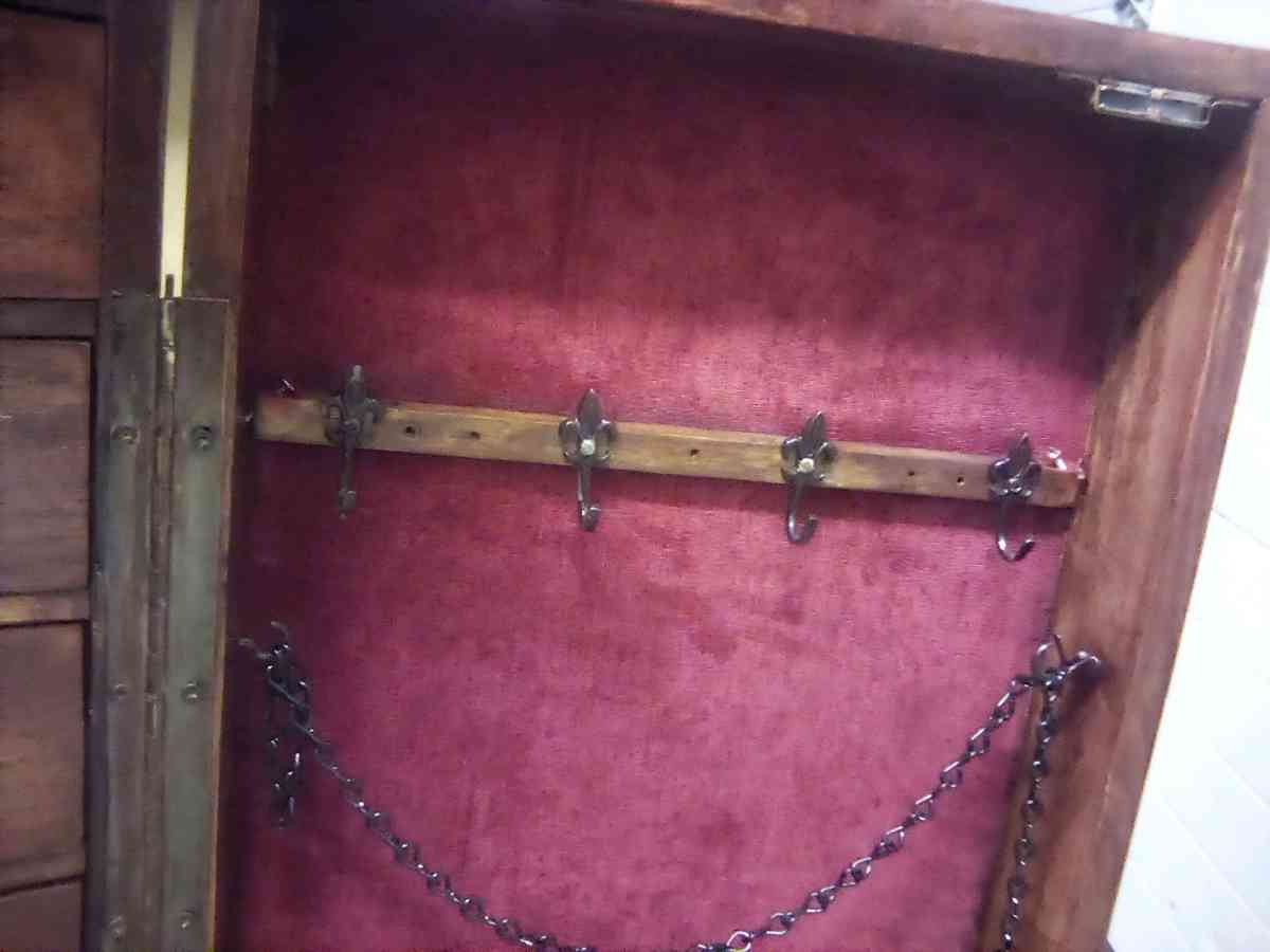 unisex refinished jewelry cabinet