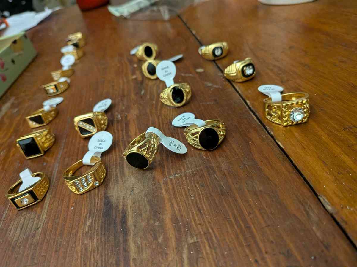 gold plated rings - Salina, Kansas - FleaMarketBay