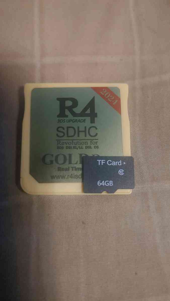 r4 gold pro with games and SD card - Detroit, Michigan - FleaMarketBay